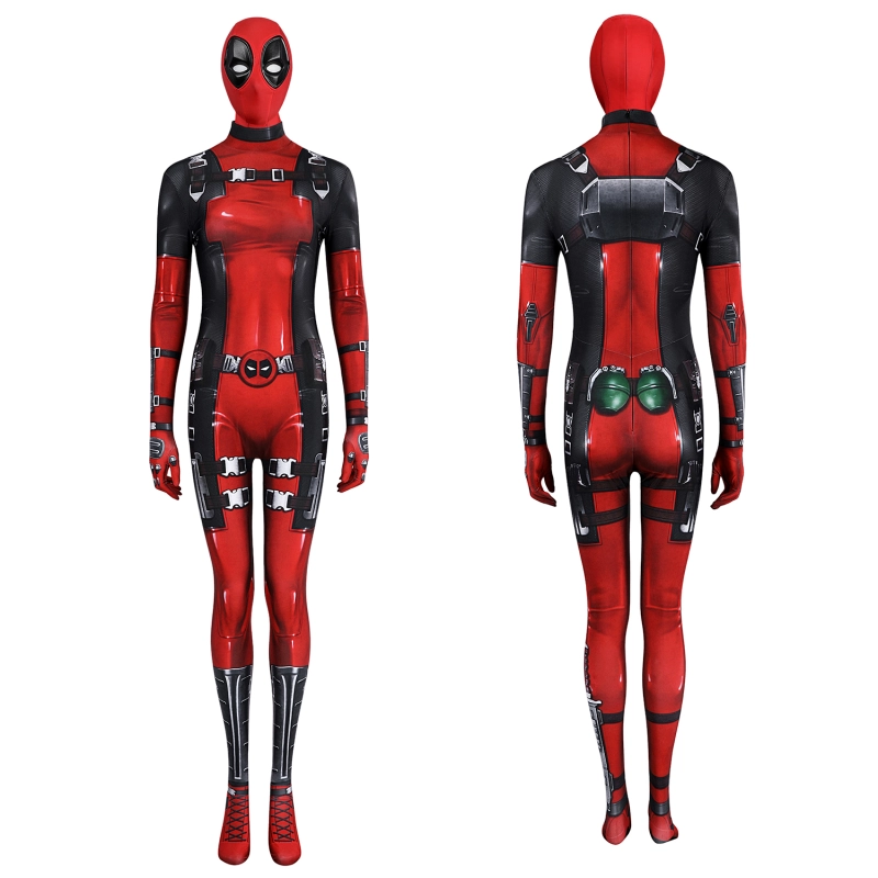 Ladypool Bodysuit Costume Cosplay Suit Deadpool Comic UnibuyPlus