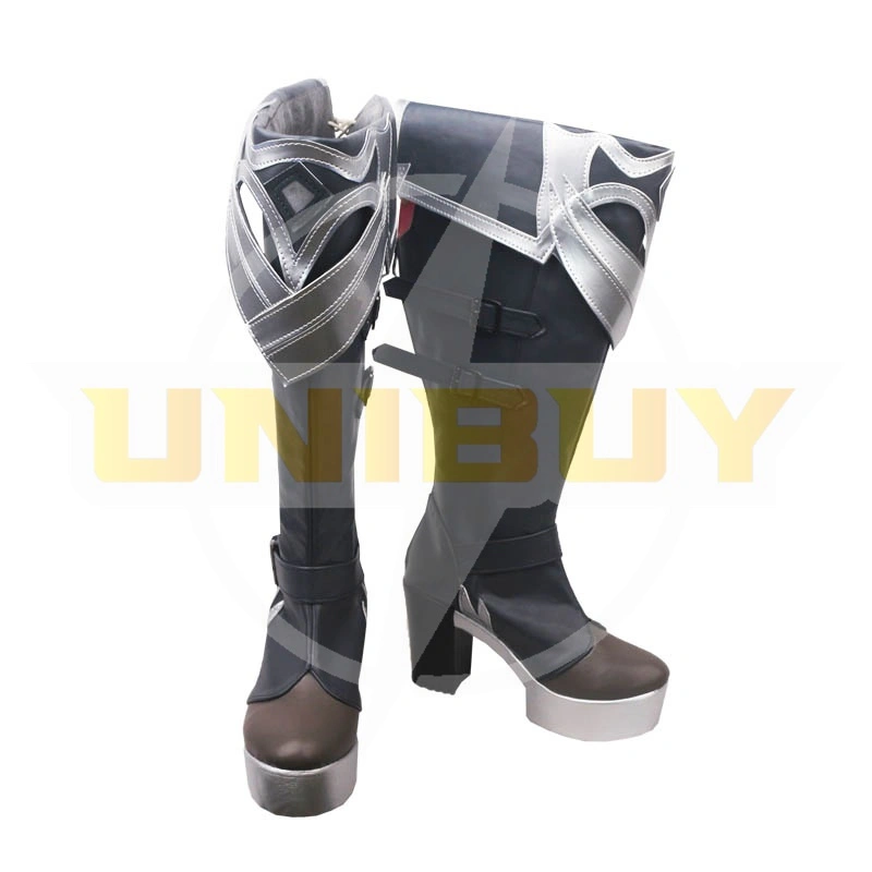 Genshin Impact Diluc Shoes Cosplay Men Boots Red Dead of Night Ver.1 Unibuy