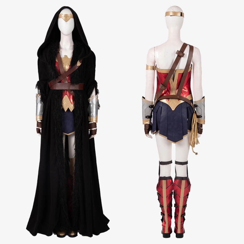 Wonder Woman Costume Cosplay Suit with Cloak Diana Prince WW84 Unibuy