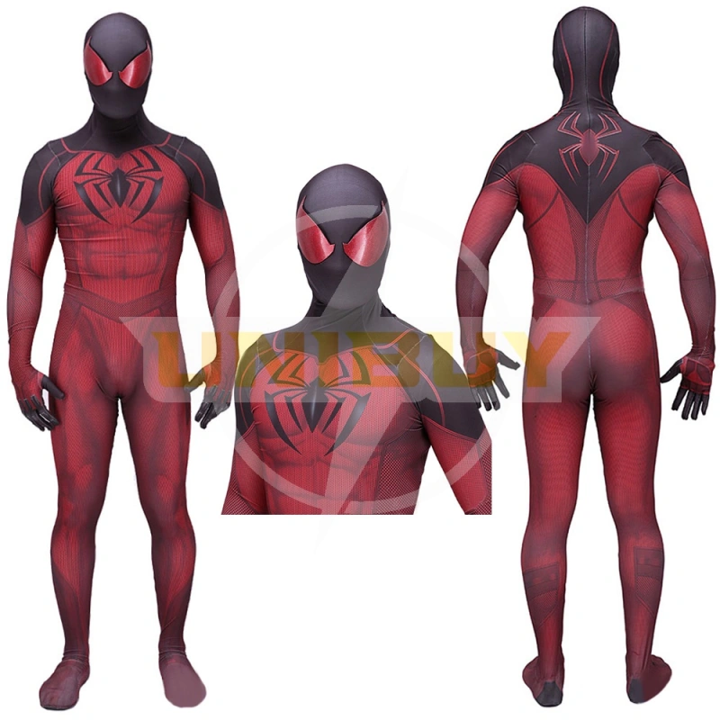 Spider-Man PS4 Costume Cosplay Scarlet Spider II Suit Unibuy