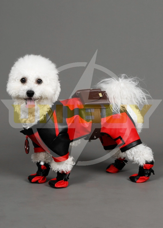 Deadpool 3 Dogpool Pet Clothes Dog Costume Cosplay Suit Unibuyplus