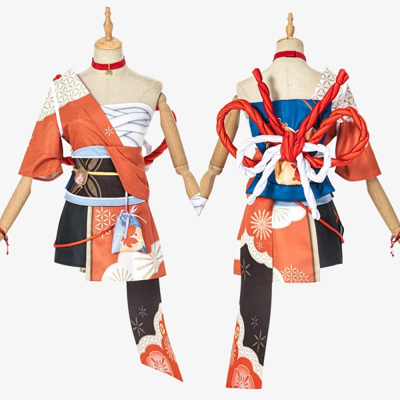 Genshin Impact Yoimiya Costume Cosplay Suit Ver 1 Unibuy