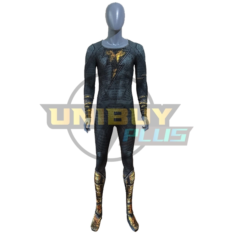 Black Adam Costume Cosplay Suit Bodysuit For Kids Adult Unibuyplus
