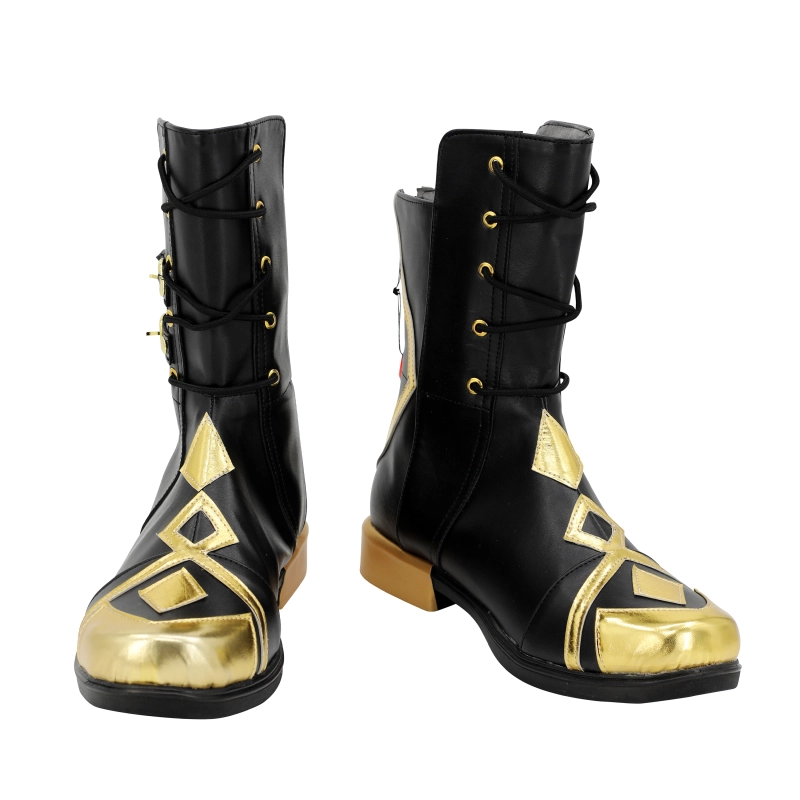 Genshin Impact Fatui Arlecchino Cosplay Shoes Women Boots Unibuyplus