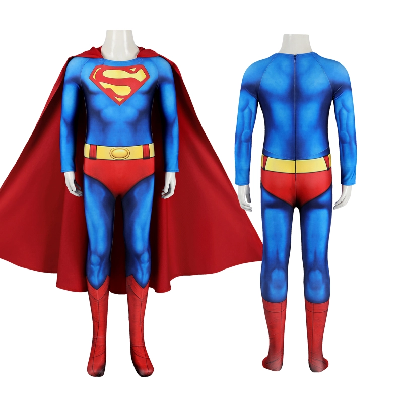 Superman 1978 Kids Costume Cosplay Suit Clark Kent Unibuyplus
