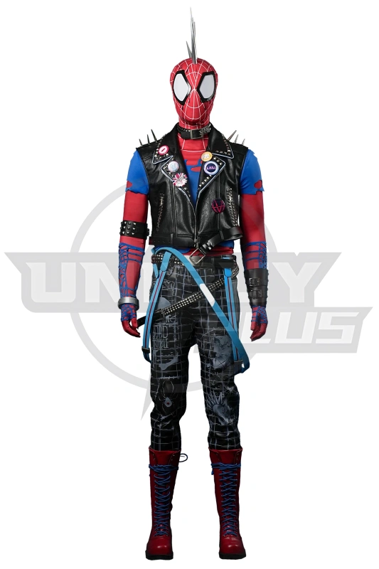 Spider-Man: Into the Spider-Verse Spider-Punk Costume Cosplay Suit Hobart Brown Unibuyplus
