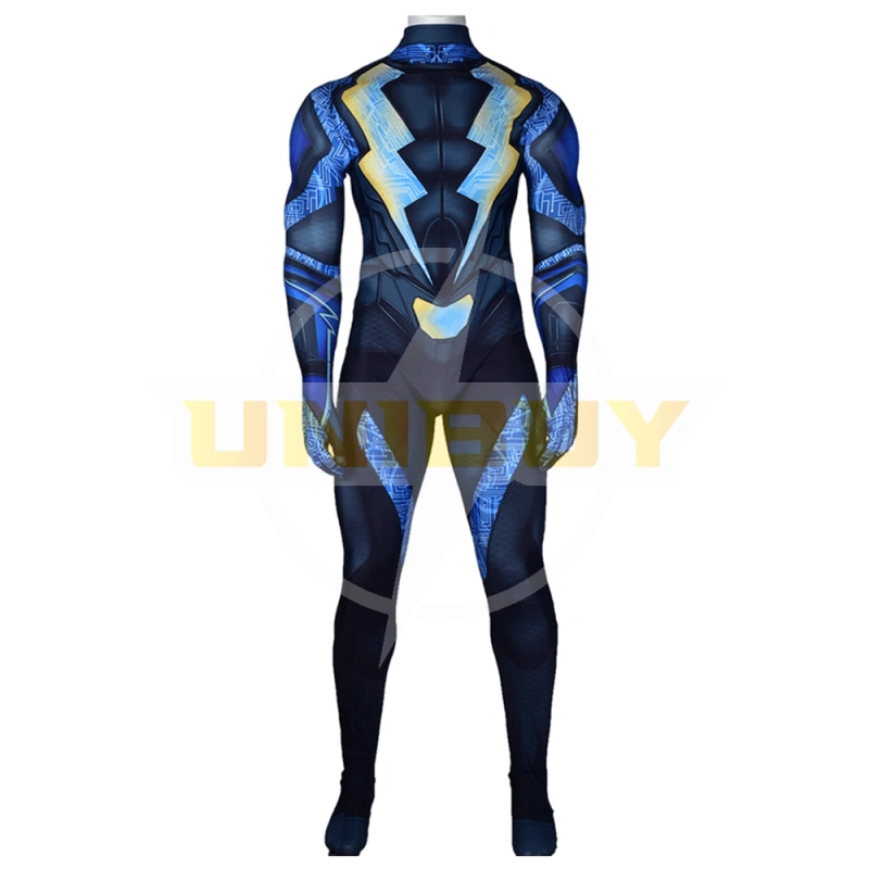 Black Lightning Costume Cosplay Suit For Adults Kids Unibuyplus