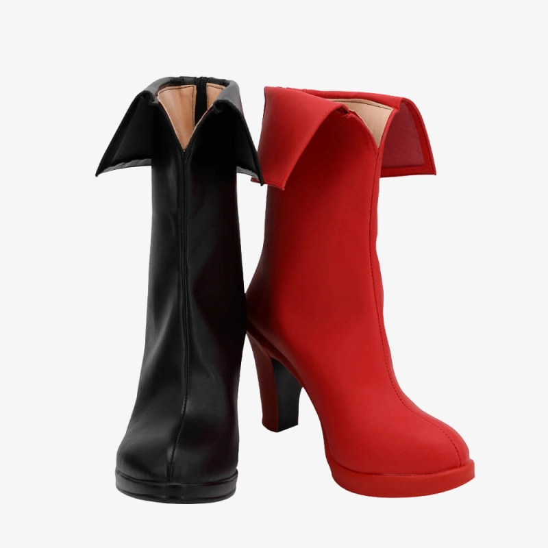 Batman Arkham Knight Harley Quinn Shoes Cosplay Women Boots High Heel Ver 1 Unibuy