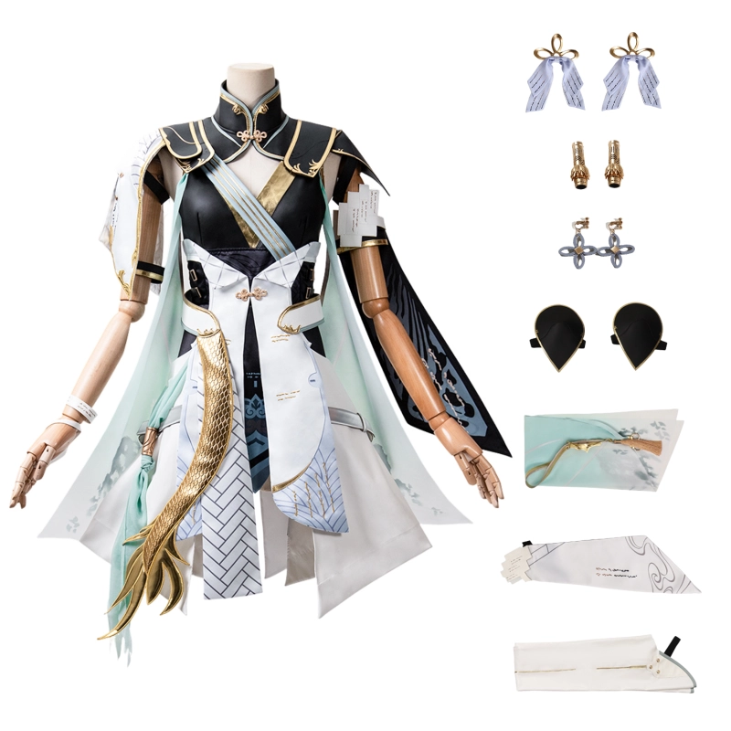 Wuthering Waves Jinhsi Costume Cosplay Suit Unibuyplus