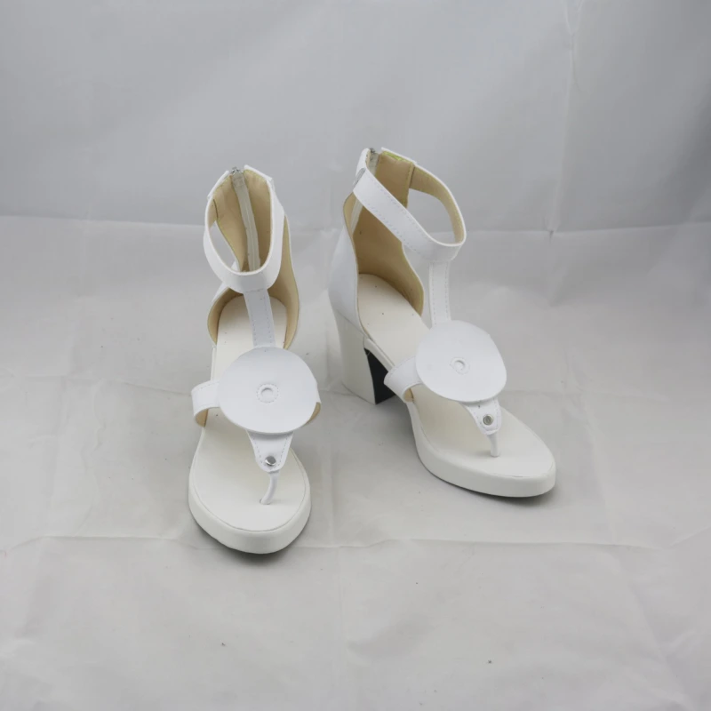Final Fantasy XV FF15 Lady Lunafreya Shoes Cosplay Luna White Boots Unibuy
