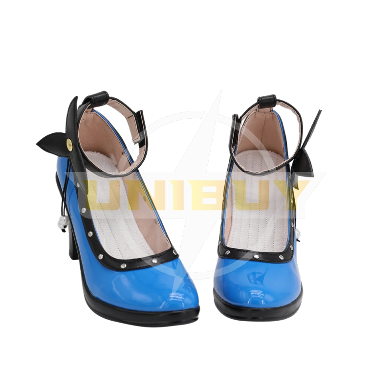 Final Fantasy VII Remake Tifa's Mature Blue Dress Shoes Cosplay Boots Unibuy