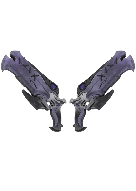 Overwatch OW Reaper Nevermoren Hellfire Shotguns Prop Cosplay 2PCS Unibuy