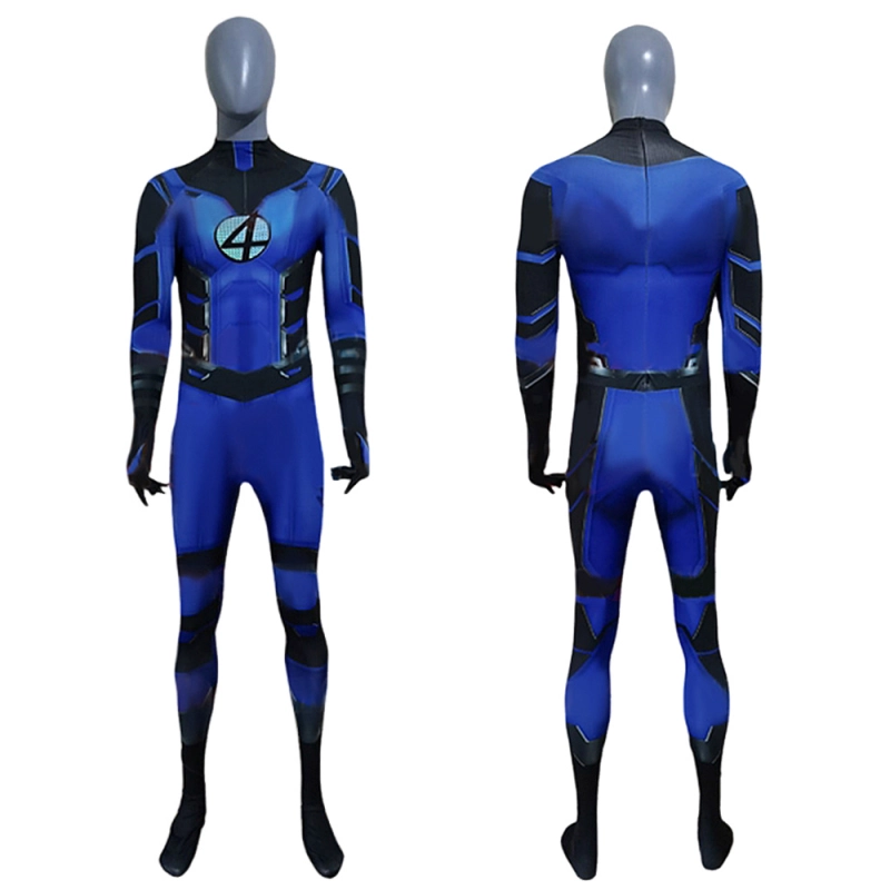 Marvel Cinematic Universe: Phase Six Mr. Fantastic Costume Cosplay Suit Bodysuit For Kids Adult Unibuyplus