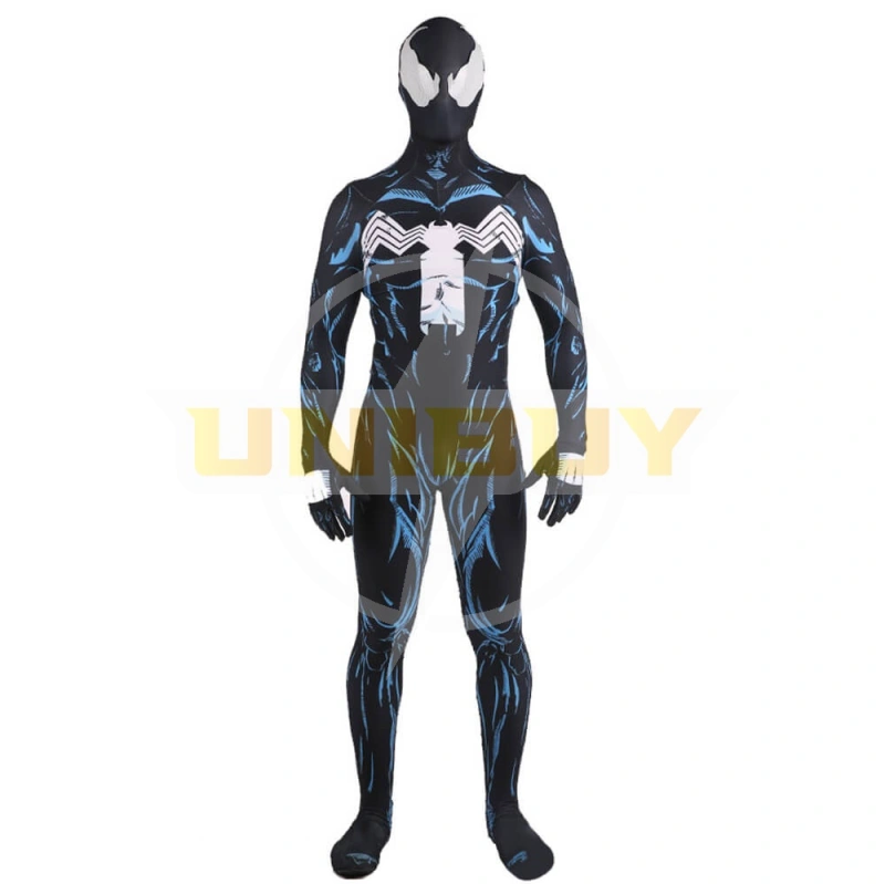 Venom Symbiote Spiderman SuperHero Cosplay Costume Halloween Jumpsuit Unibuyplus