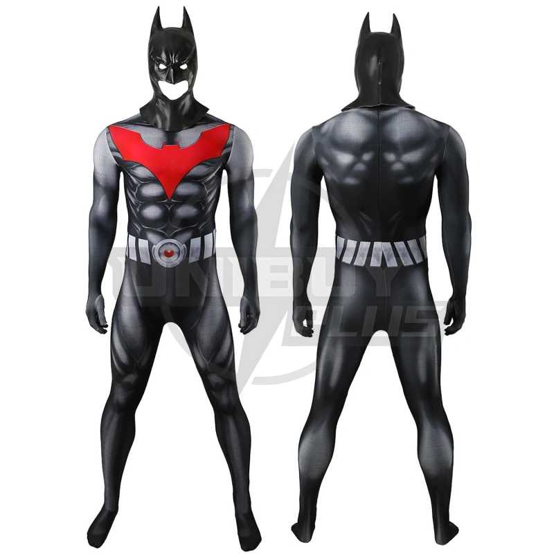 Batman Beyond Terry McGinnis Costume Cosplay Suit Bodysuit For Kids Adult Unibuyplus