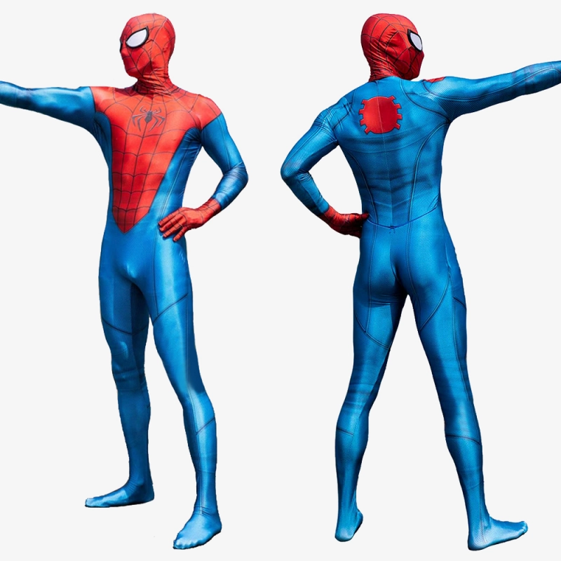 Marvel's Spider-Man PS5 Miles Morales Suit Costume Cosplay Bodysuit For Men Kids UnibuyPlus