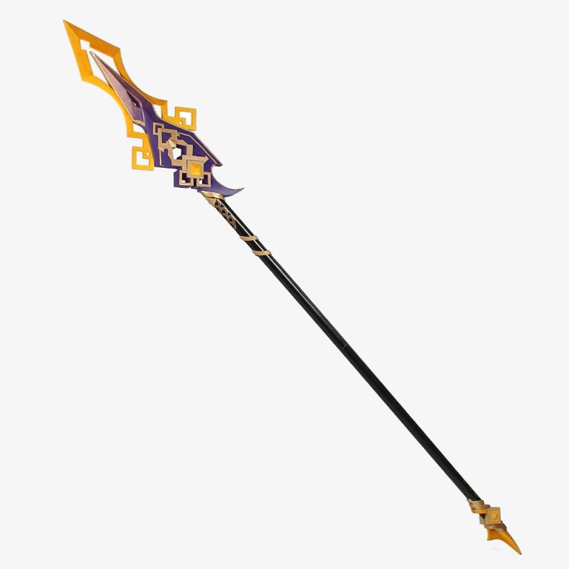 Genshin Impact Zhong Li Vortex Vanquisher Spear Prop Cosplay Unibuy
