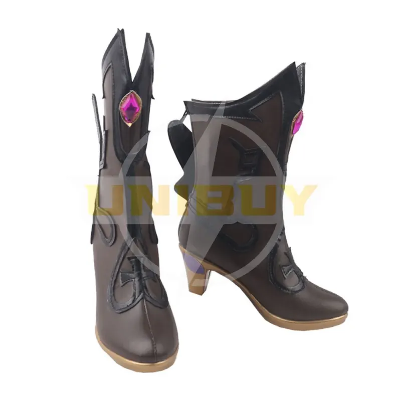Genshin Impact Fischl Shoes Cosplay Women Boots Unibuy