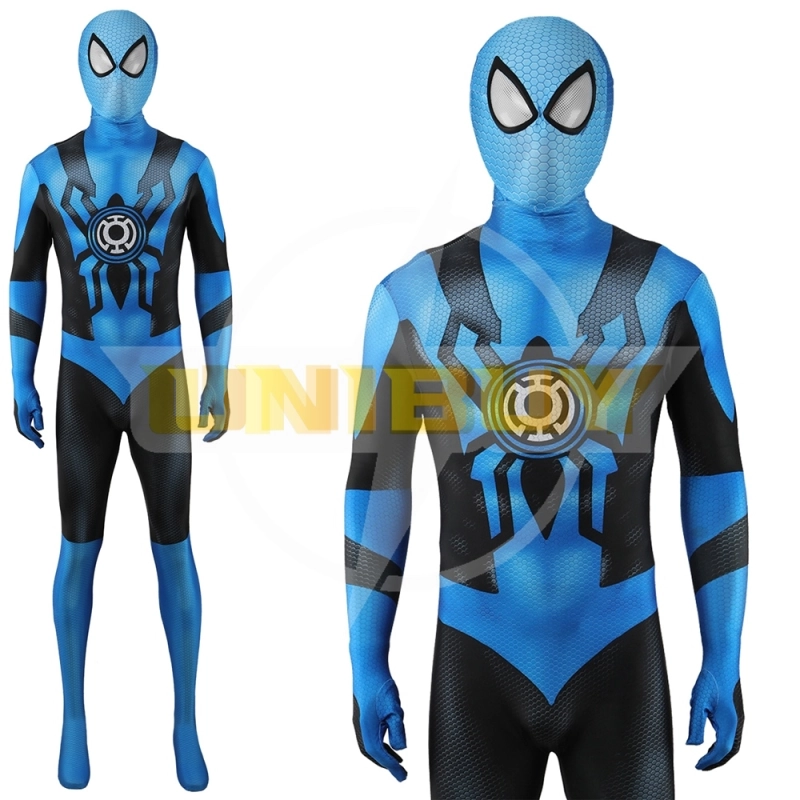 Blue Lantern Corps Spider-Man Bodysuit Costume Cosplay For Adult Kids Unibuy