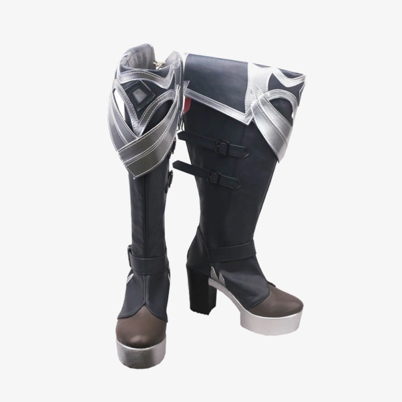 Genshin Impact Diluc Shoes Cosplay Men Boots Red Dead of Night Ver.1 Unibuy