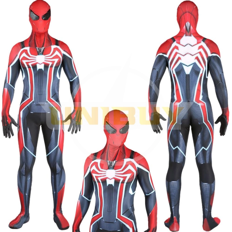 Spider-Man PS4 Velocity Suit Cosplay Costume Jumpsuit Bodysuit Unibuy