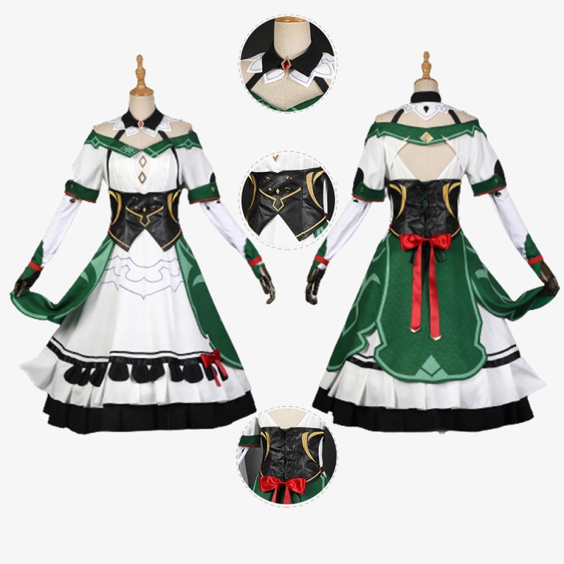 Genshin Impact Catherine Dress Costumes Cosplay Suit Unibuy