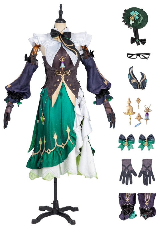 Genshin Impact Emilie Costume Cosplay Suit Unibuyplus