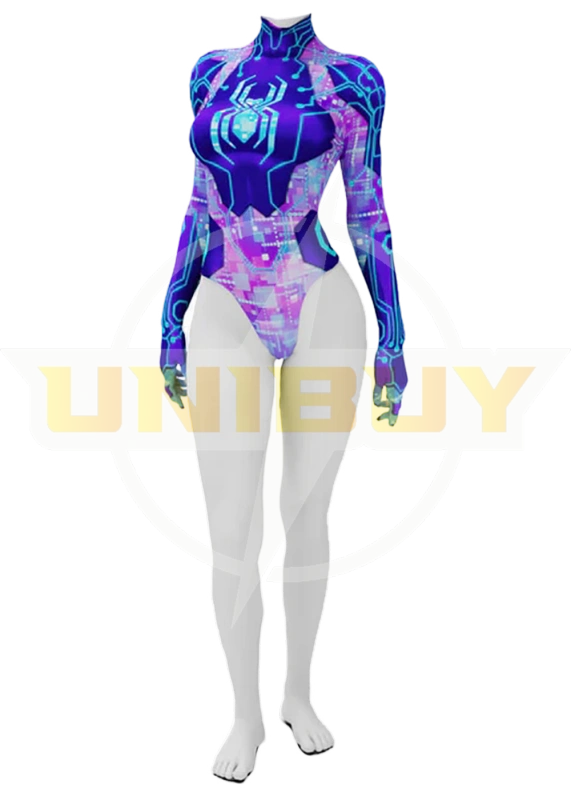 Spider-Byte Costume Cosplay Suit Spider-Man Across the Spider-Verse Summer Ver. For Kids Adult Unibuyplus