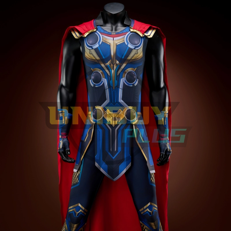 Thor: Love and Thunder Costume Cosplay Suit Jumpsuit with Cloak Unibuy