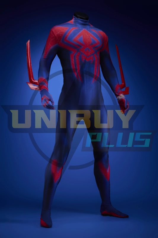 Spider-Man 2099 Bodysuit Costume Spider-Man: Across the Spider-Verse Cosplay for Adults Kids Unibuyplus