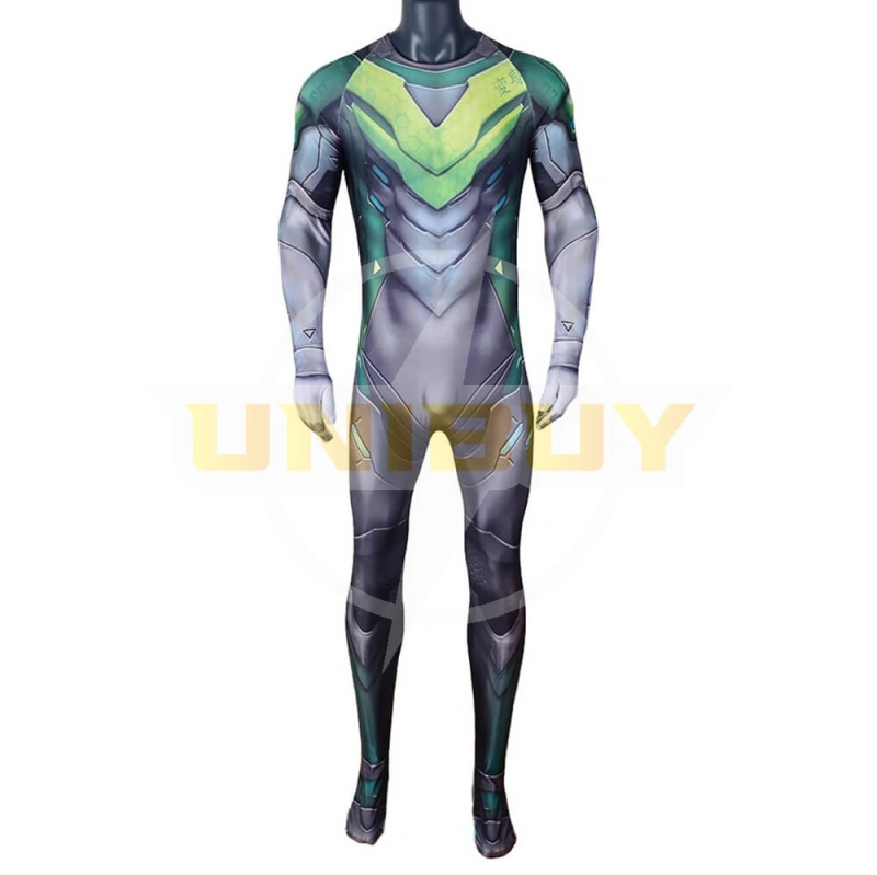 Overwatch Genji Costume Cosplay Bodysuit Jumpsuit For Kids Adult Unibuy