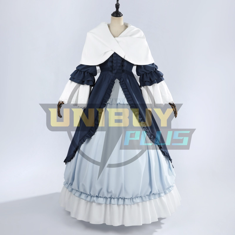 GOSICK Victorique de Blois Blue Dress Costume Cosplay Suit Unibuyplus