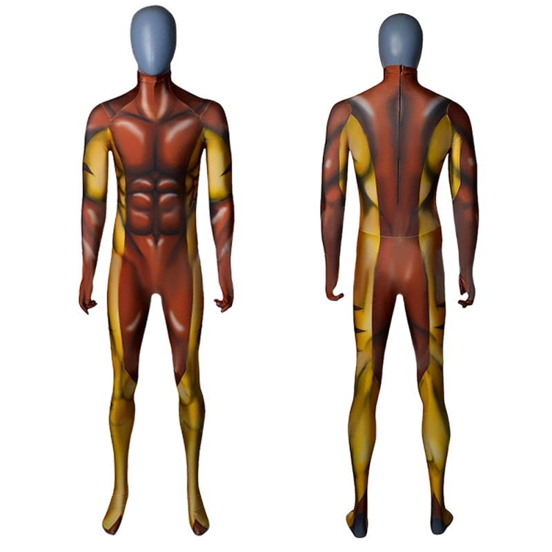 X-Men Sabretooth Costume Cosplay Suit Bodysuit For Kids Adult Unibuyplus