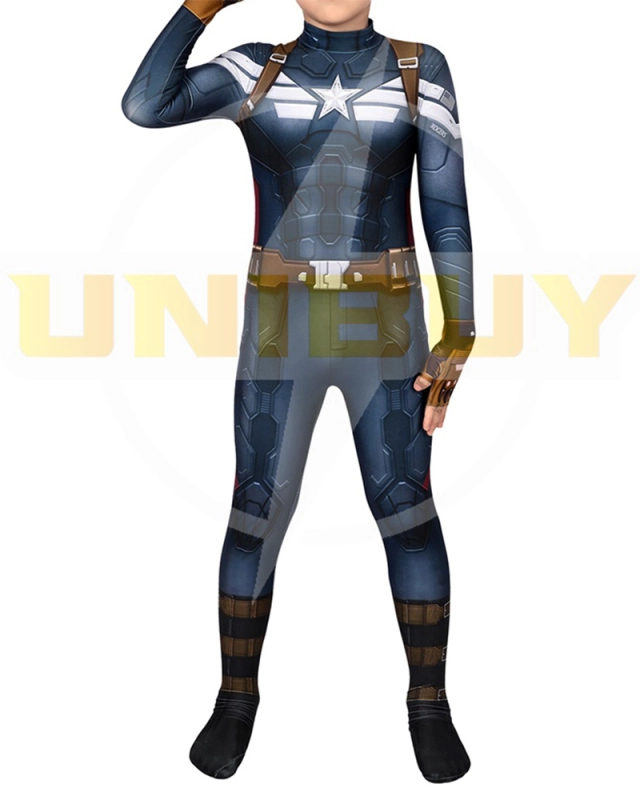 Captain America The Winter Soldier Costume Cosplay Suit Kids Steve Rogers Unibuy