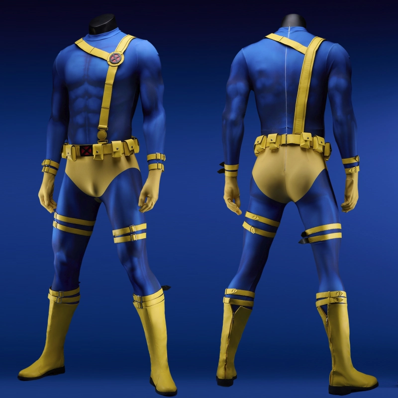 X-Men 97 Cyclops Bodysuit Costume Cosplay Suit Scott Summers Outfit Unibuyplus