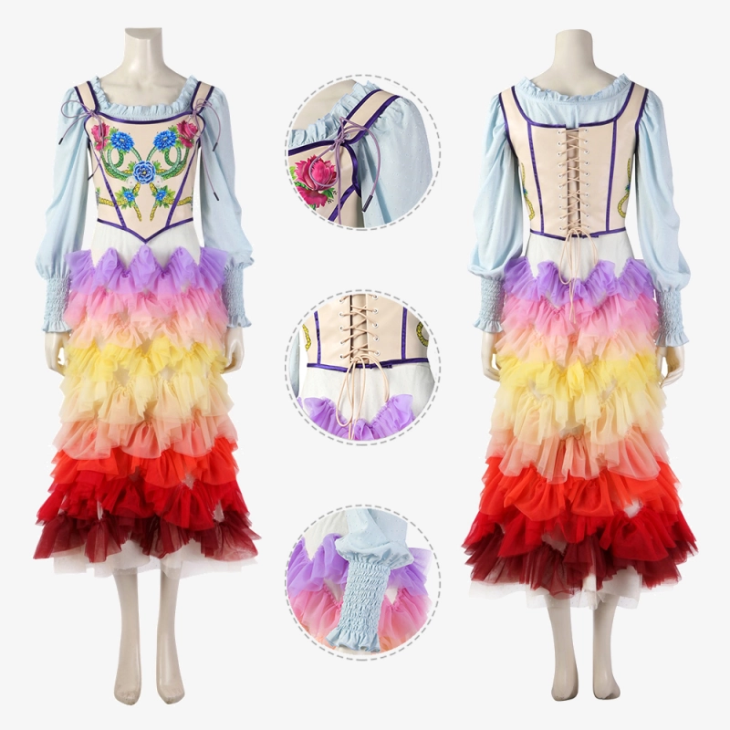 The Hunger Games Lucy Gray Baird Dress Costume Cosplay Suit The Ballad of Songbirds and Snakes Unibuy