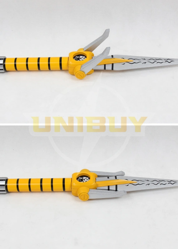Power Rangers Yellow Ranger Boy Swords Prop 2PCS Cosplay Unibuy