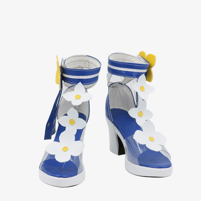 Genshin Impact Barbara Summertime Sparkle Shoes Cosplay Women Boots Ver 3 Unibuy