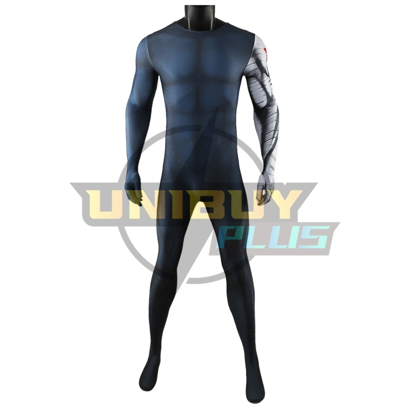 Captain America: The Winter Soldier Costume Cosplay Suit Bucky Barnes Bodysuit For Kids Adult Unibuyplus