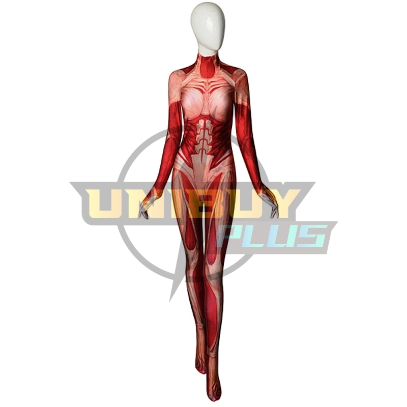 Attack on Titan Annie Leonhart Costume Cosplay Suit Bodysuit For Kids Adult Unibuyplus
