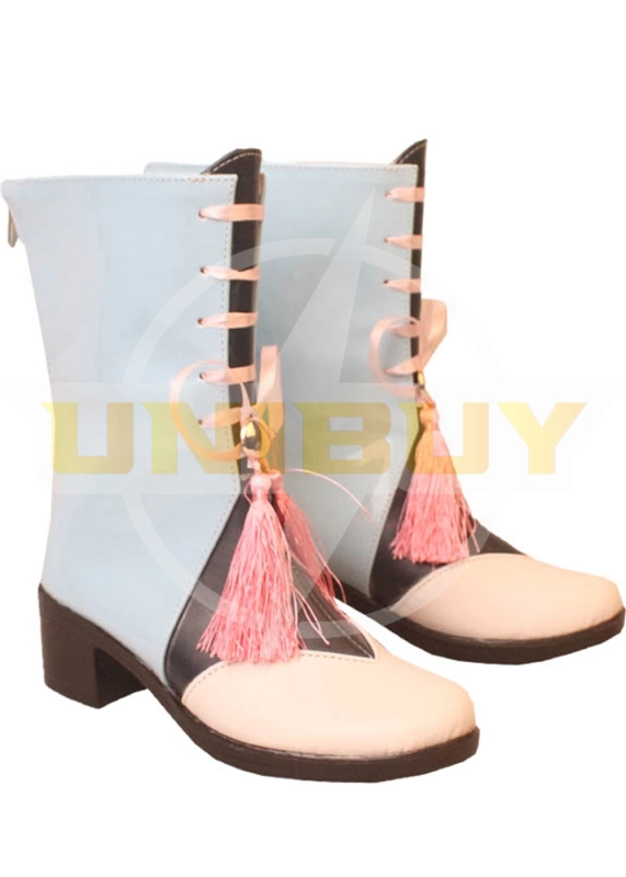 Genshin Impact Kamisato Ayaka Shoes Cosplay Women Boots Unibuyplus