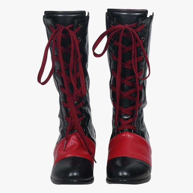 The Suicide Squad Harley Quinn Cosplay Shoes Women Boots Unibuyplus