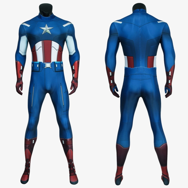 The Avengers Captain America Costume Cosplay Suit Steve Rogers Unibuyplus