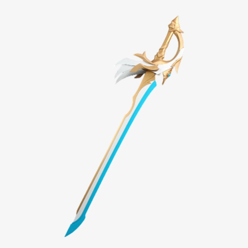 Genshin Impact Keqing Jean Prop Cosplay Aquila Favonia 2nd Ascension Phase Sword Unibuy