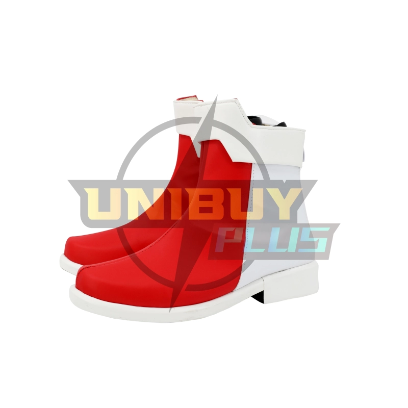 Bakuage Sentai Boonboomger Bun Red Cosplay Shoes Men Boots Unibuyplus