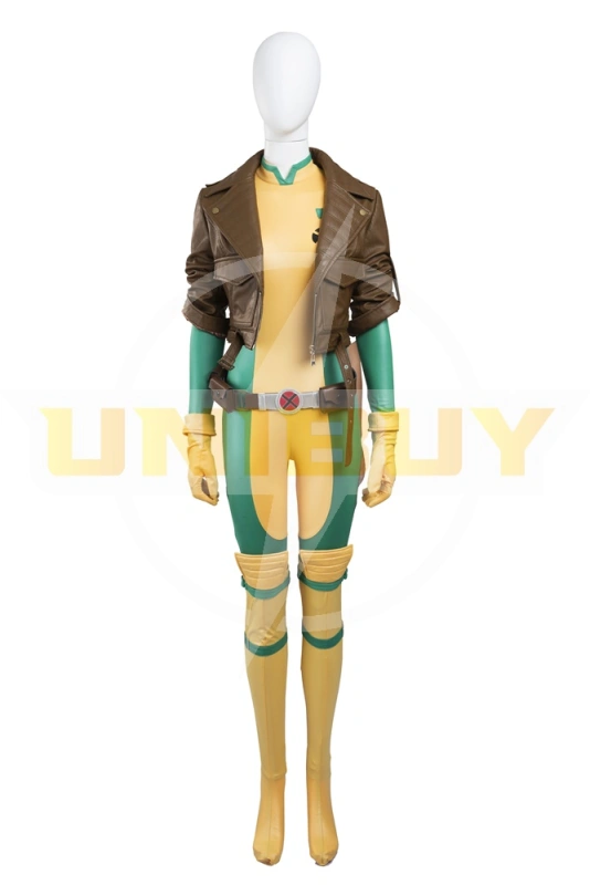 X-Men Anna Marie Rogue Costume Cosplay Suit