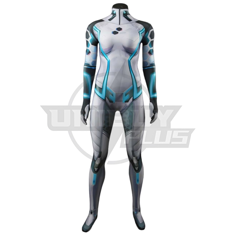 Marvel Rivals Invisible Woman Future Foundation Costume Cosplay Suit Bodysuit For Kids Adult Unibuyplus