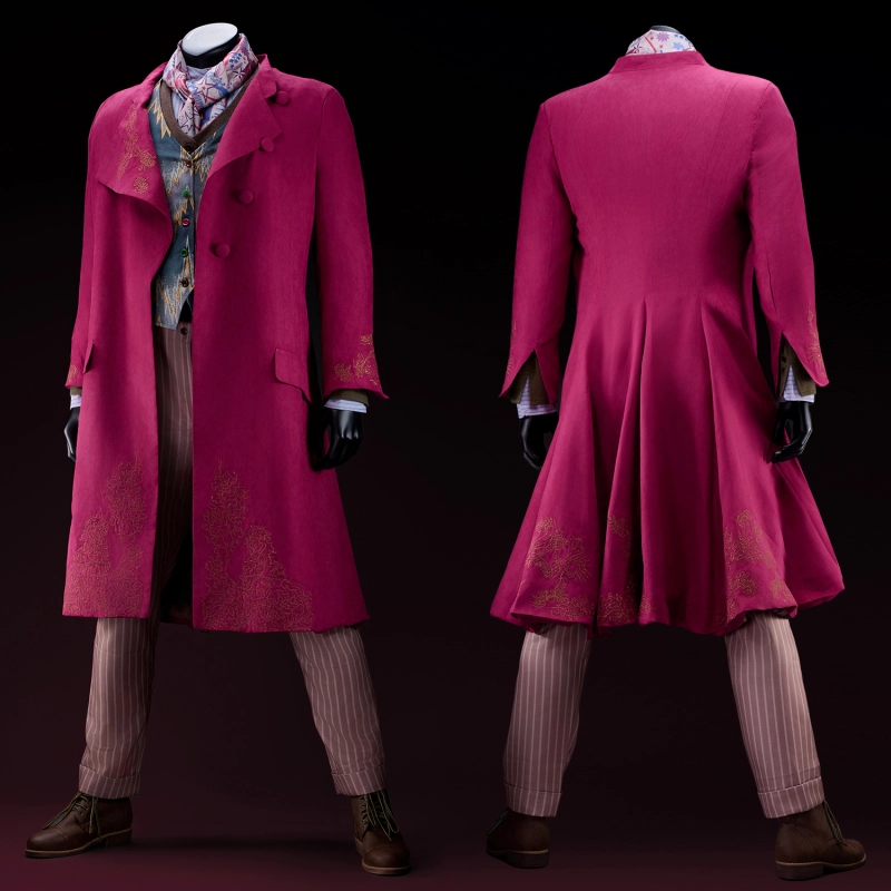 Willy Wonka Costume Cosplay Suit with Coat Unibuy