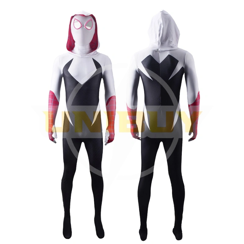 Gwen Stacy Cosplay Costume Suit Spider-Man Across the Spider-Verse Bodysuit Unibuyplus