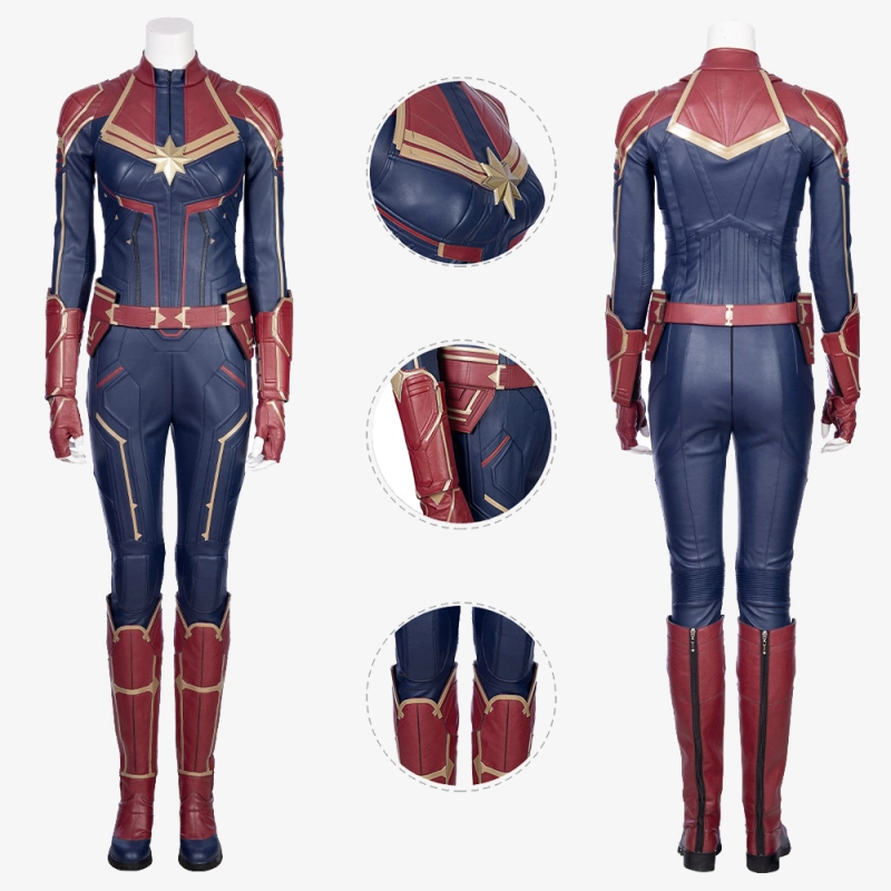 Captain Marvel Costume Cosplay Suit Carol Danvers Ver 1 Unibuyplus